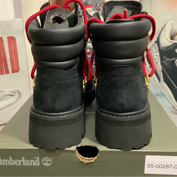 New Waterproof Timberland Vibram Sole Ltd Heritage 6 Inch Womens 8 Boots Black - Picture 3 of 10